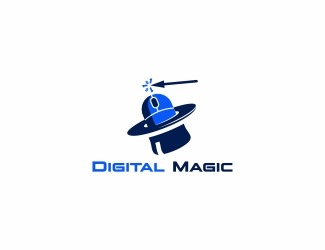 Projekt graficzny logo dla firmy online Digital Magic